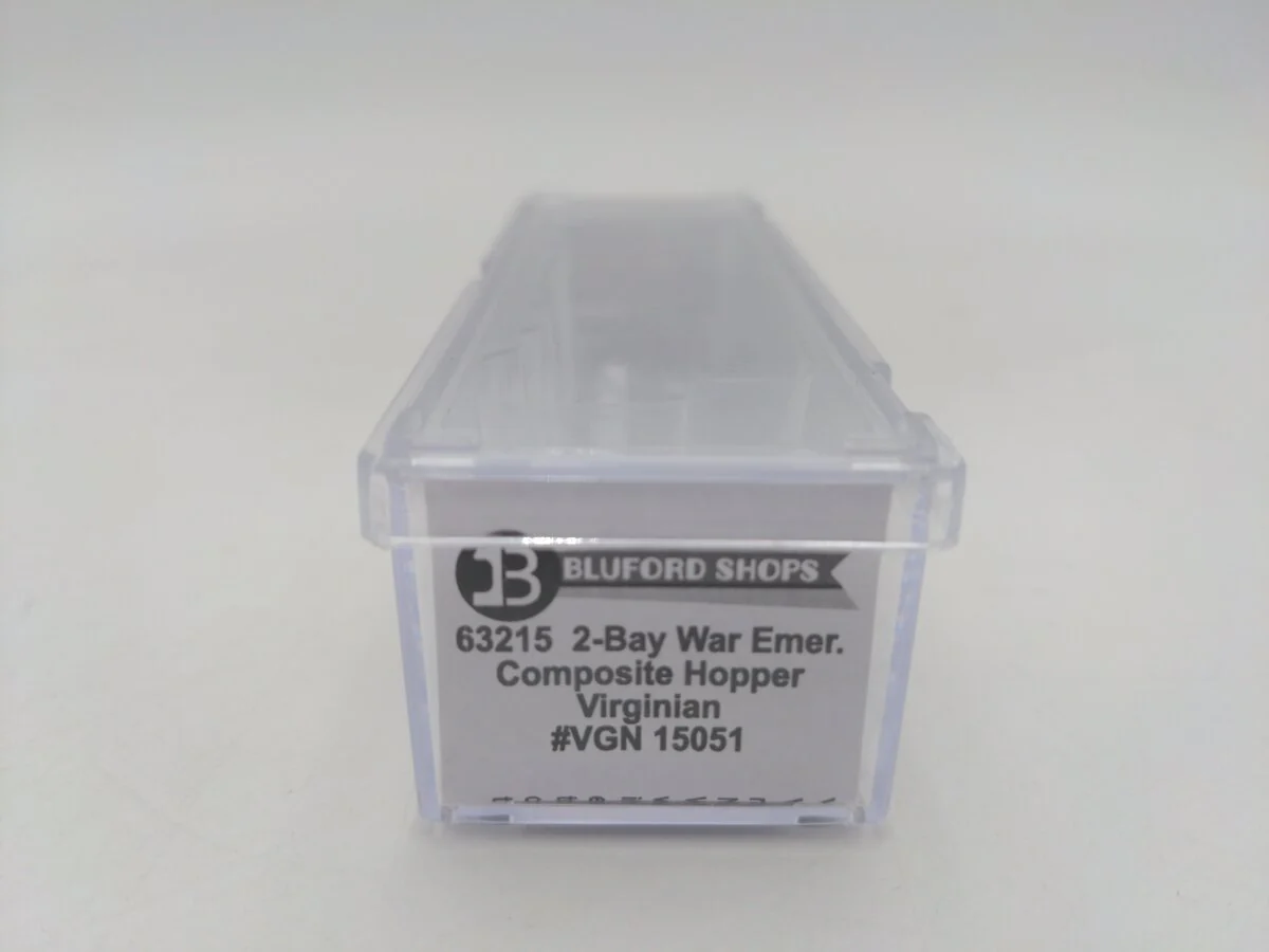 Bluford Shops 63215 N Virginian 2-Bay War Emergency Composite Hopper #15051 LN/Box - Image 7