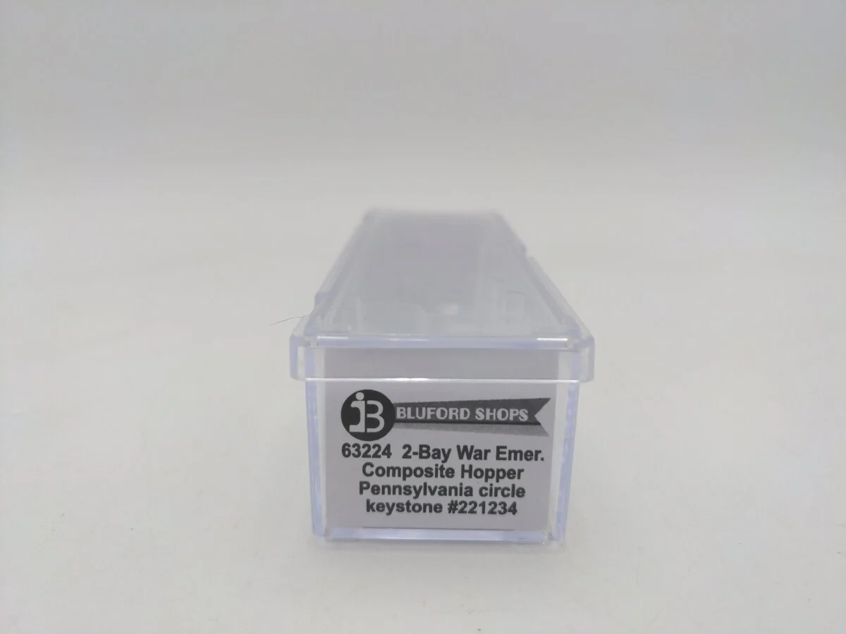 Bluford Shops 63224 N Pennsylvania 2-Bay War Emergency Composite Hopper #221234 LN/Box - Image 7