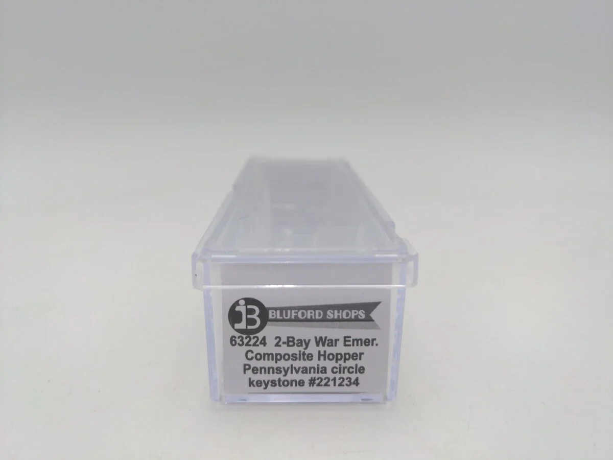 Bluford Shops 63224 N Pennsylvania 2-Bay War Emergency Composite Hopper #221234 LN/Box - Image 8