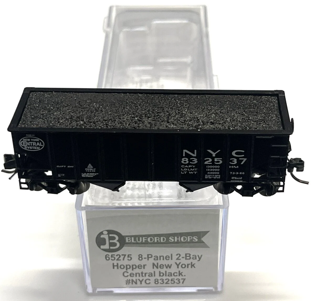 Bluford Shops 65275 N New York Central 8-Panel 2-Bay Hopper #832537 LN/Box