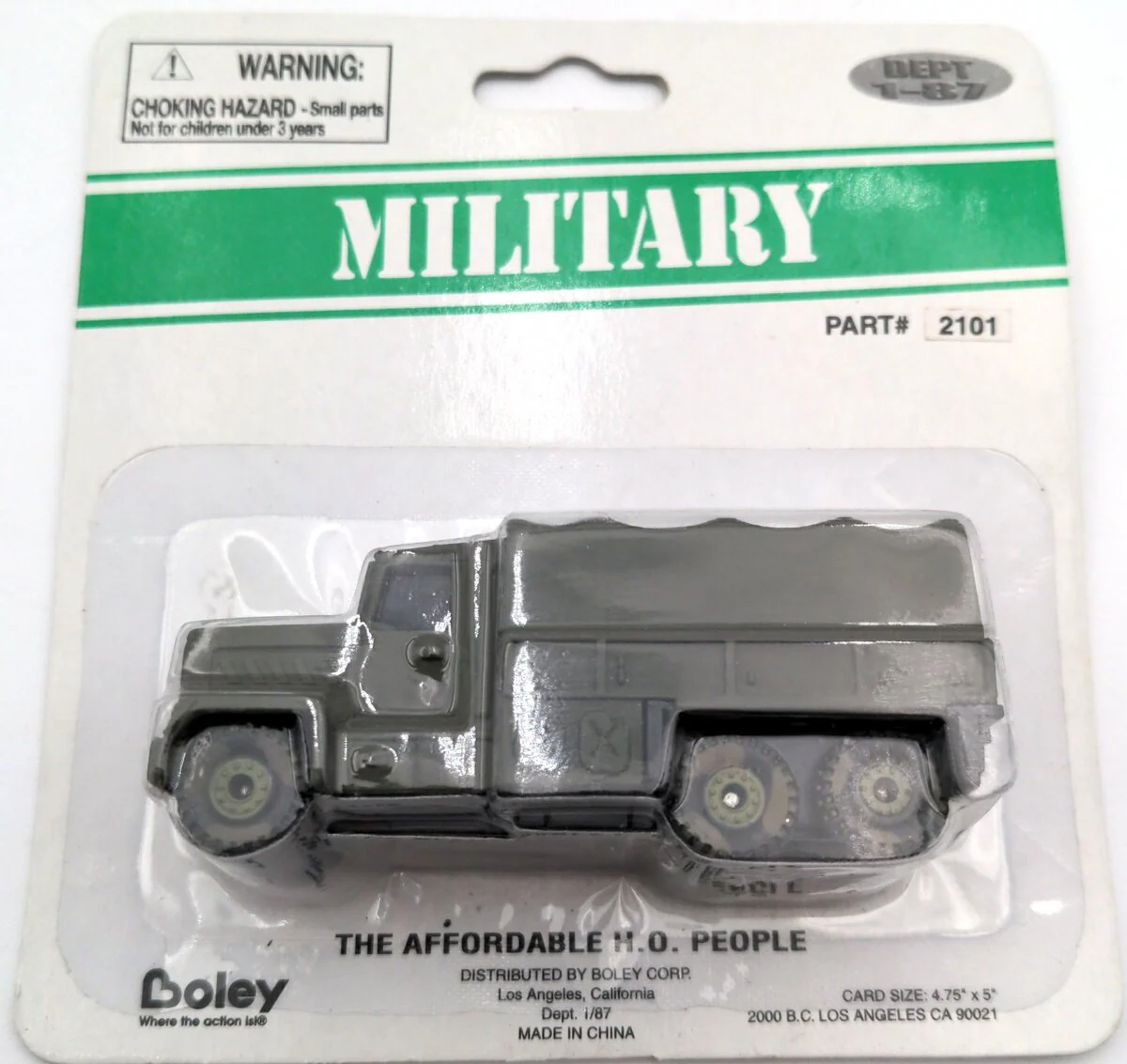Boley Dept 1-87 Series 2101 Boley Military Transport Truck