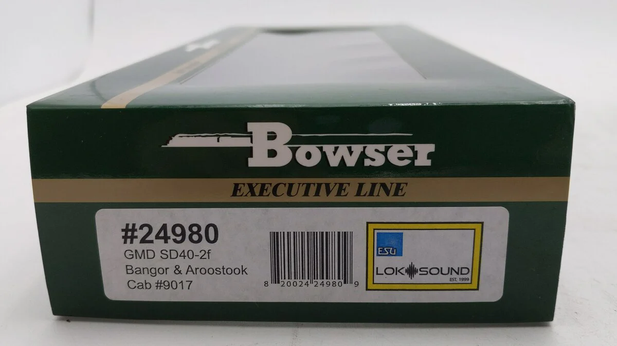 Bowser 24980 HO BAR GMD SD40-2F Diesel Locomotive w/DCC & Sound #9017 LN/Box - Image 7