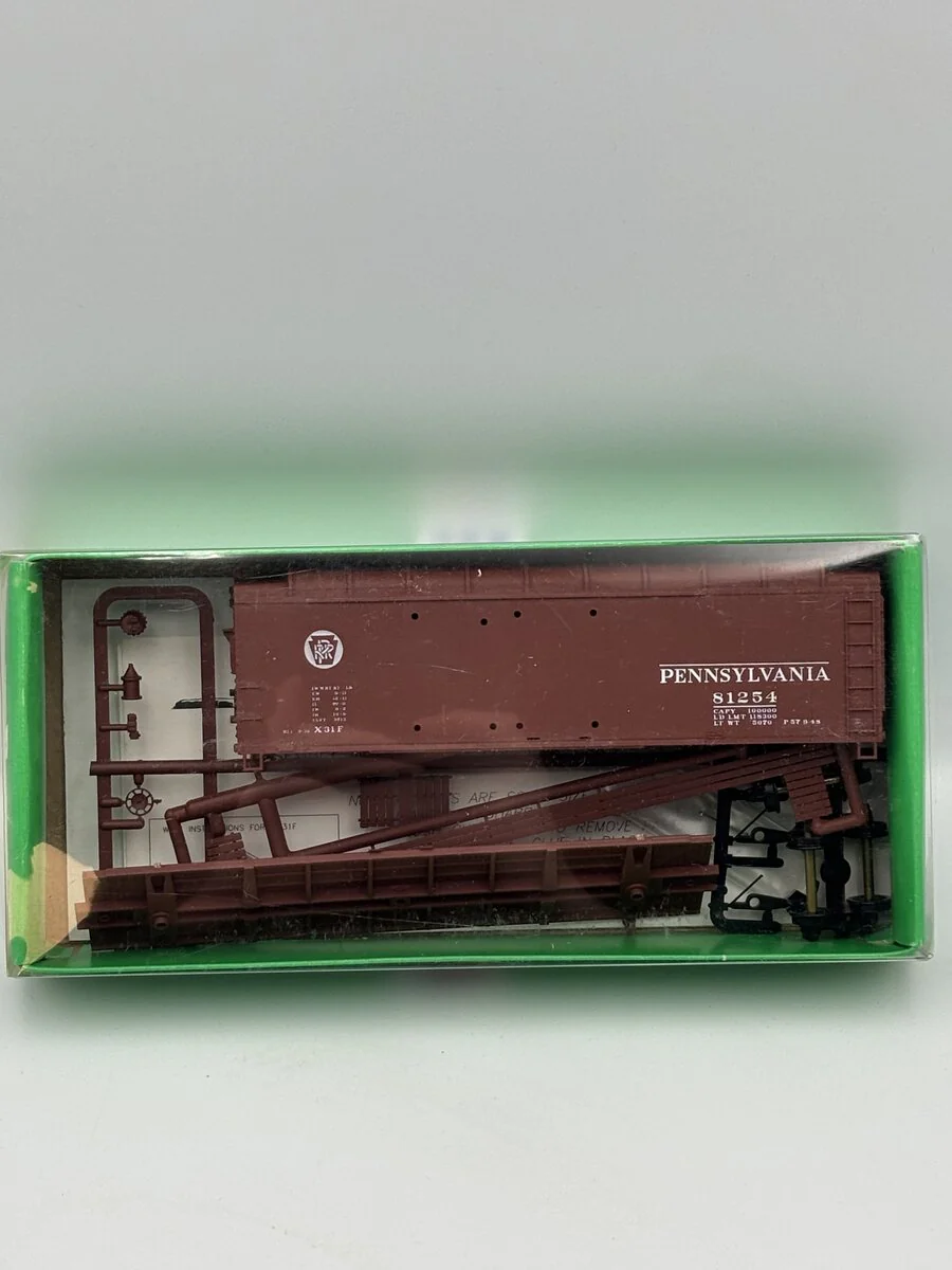Bowser 55358 HO X-31F 'Turtle Roof' Boxcar PRR Circle Keystone #81254 - Image 2