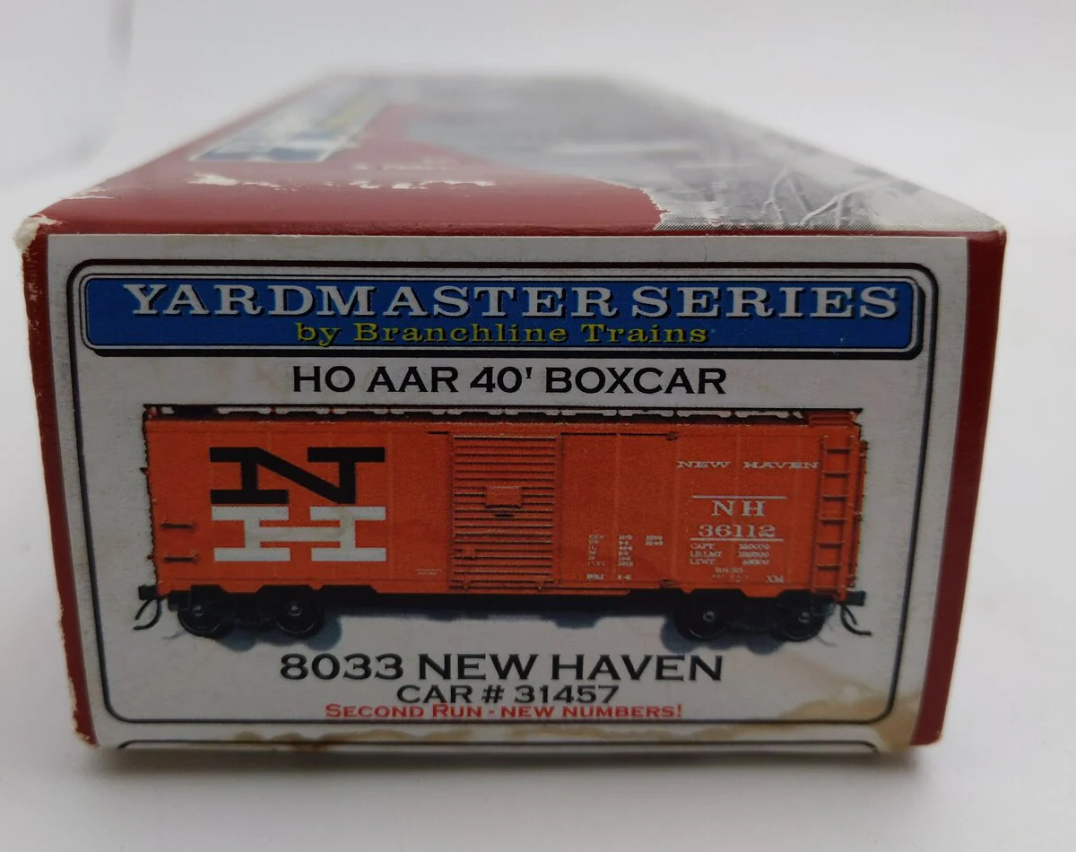 Branchline 8033 HO Scale New Haven AAR 40' Boxcar #31457 LN/Box - Image 6