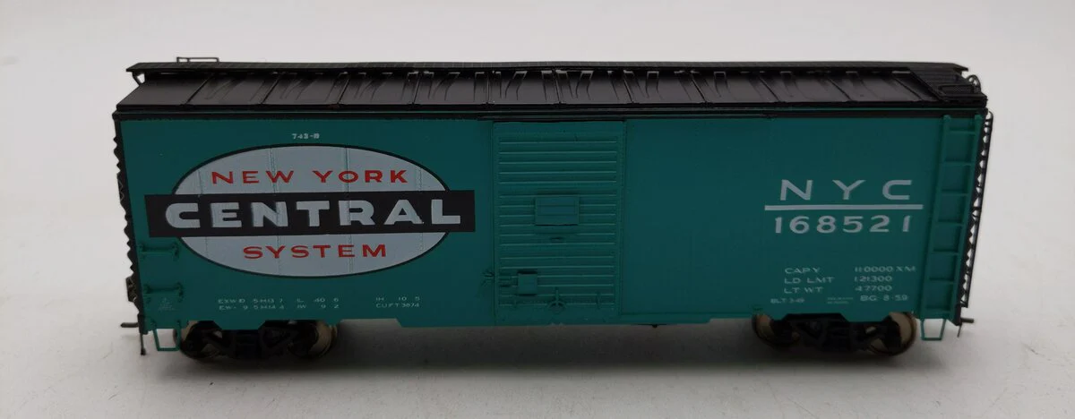 Branchline Trains 114273 HO Scale NYC Boxcar # 168521 LN/Box - Image 2