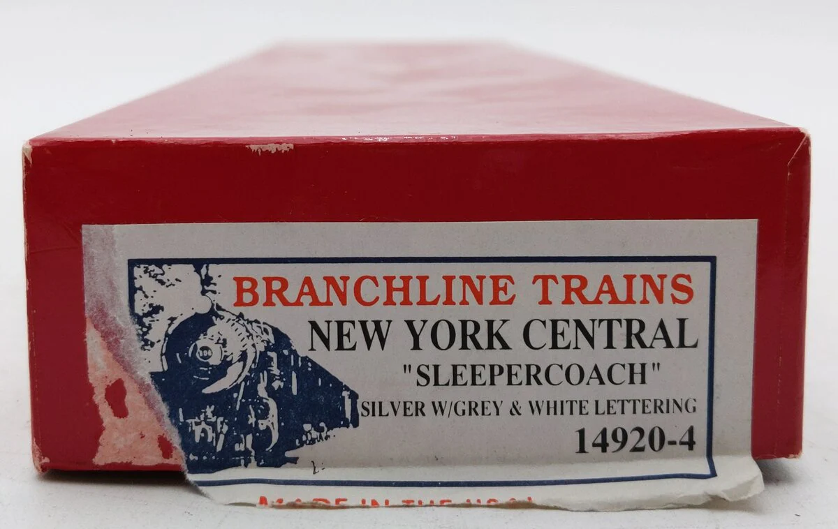 Branchline Trains 14920-4 HO New York Central Sleeper Coach Car - Image 5