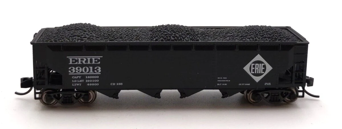 Broadway Limited 3191 N Erie ARA 70-Ton 4-Bay Hopper w/Load #39013 NEW - Image 3