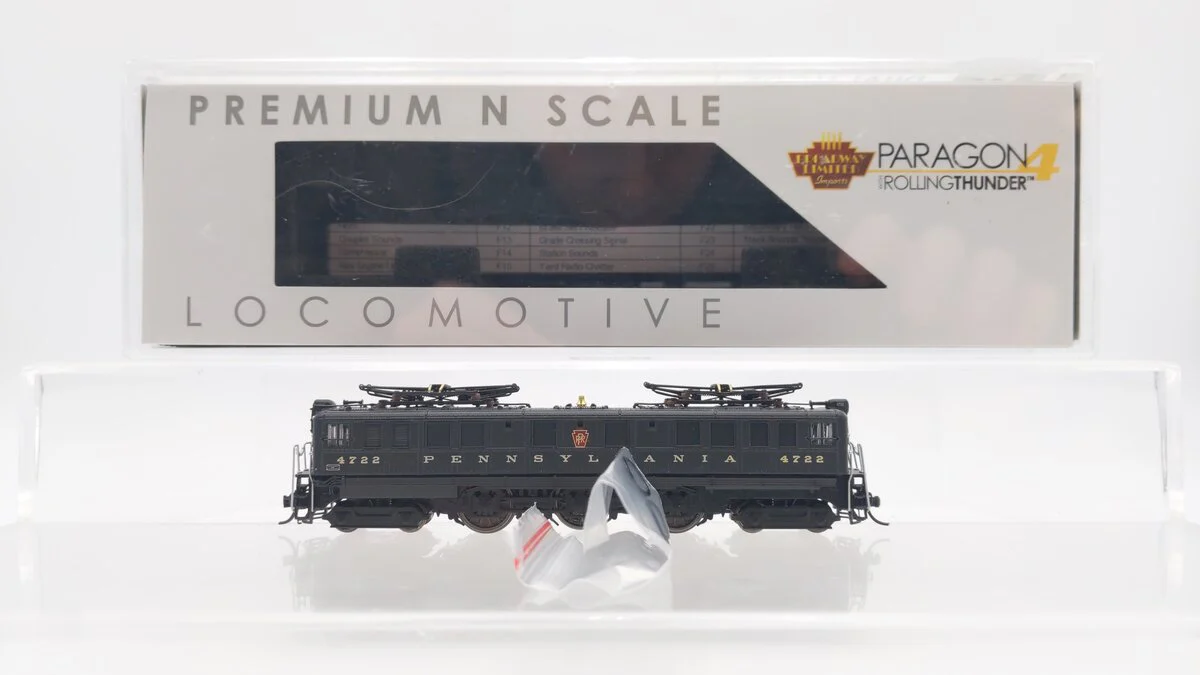 Broadway Limited 3959 N PRR P5a Boxcab Freight Type with Sound/DC/DCC #4722 EX/Box