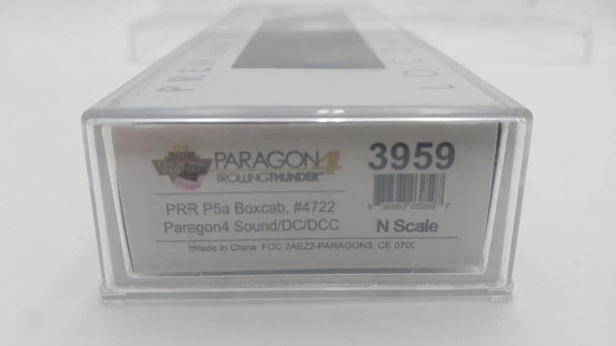 Broadway Limited 3959 N PRR P5a Boxcab Freight Type with Sound/DC/DCC #4722 EX/Box - Image 7
