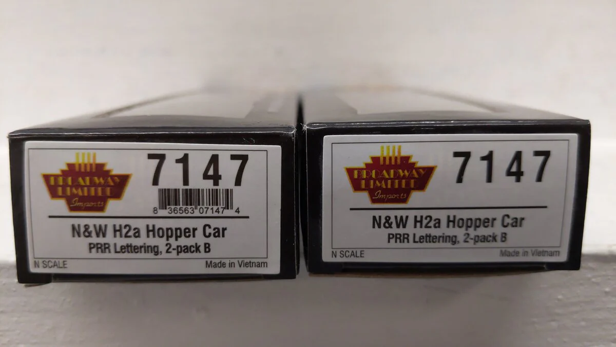 Broadway Limited 7147 N Scale PPR N&W Hopper Car (Set of 2) EX/Box - Image 7