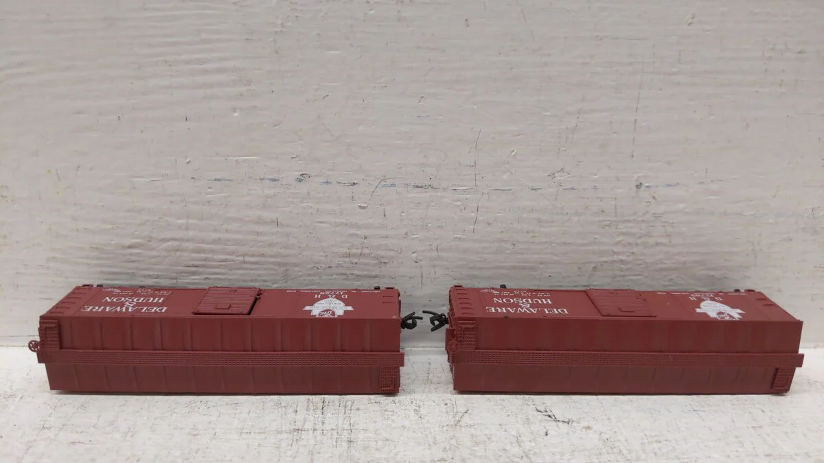 Broadway Limited 7277 N Delaware & Hudson 40' Steel Boxcar (Pack of 2) LN/Box - Image 4