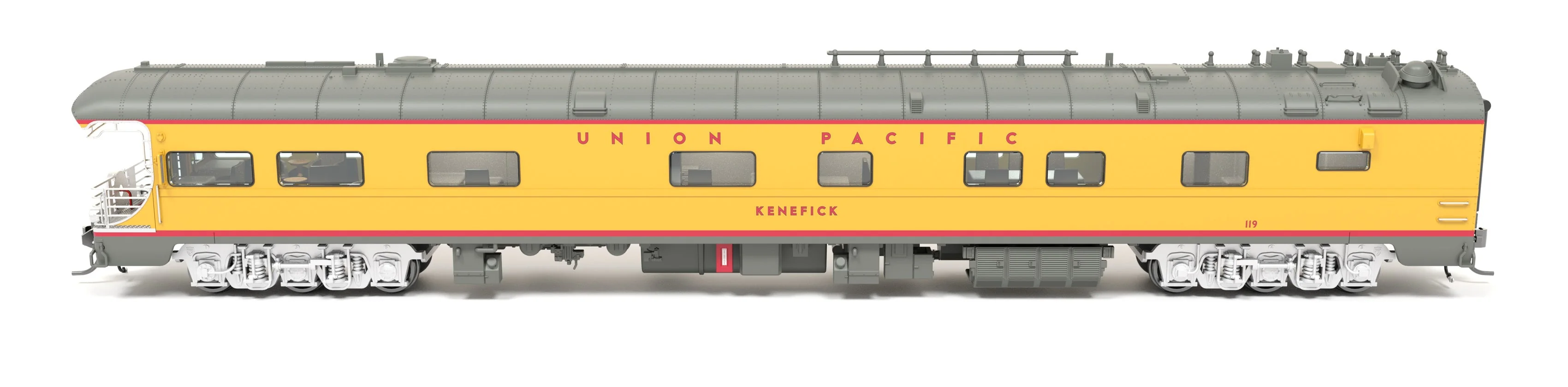 Broadway Limited 9017 HO UP UP Business Car Missouri Bicentennial Drumhead #119 - Image 2