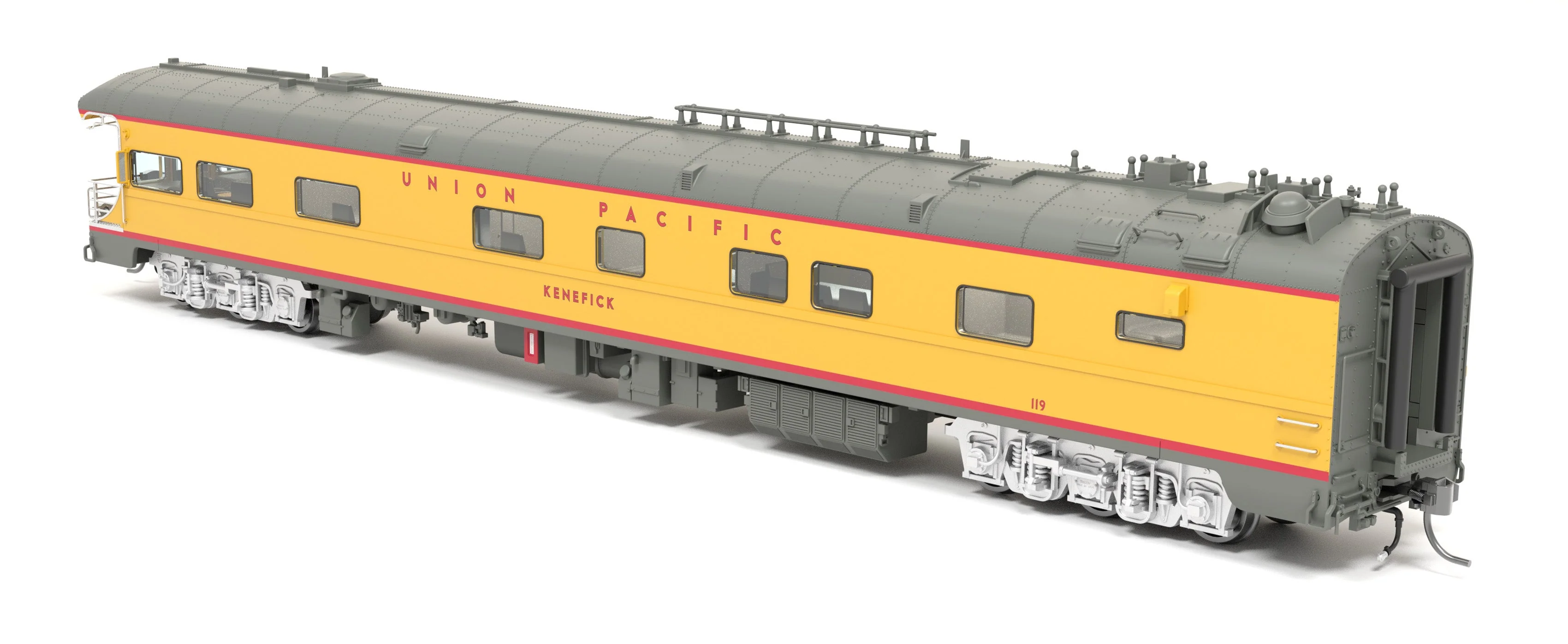 Broadway Limited 9017 HO UP UP Business Car Missouri Bicentennial Drumhead #119 - Image 3