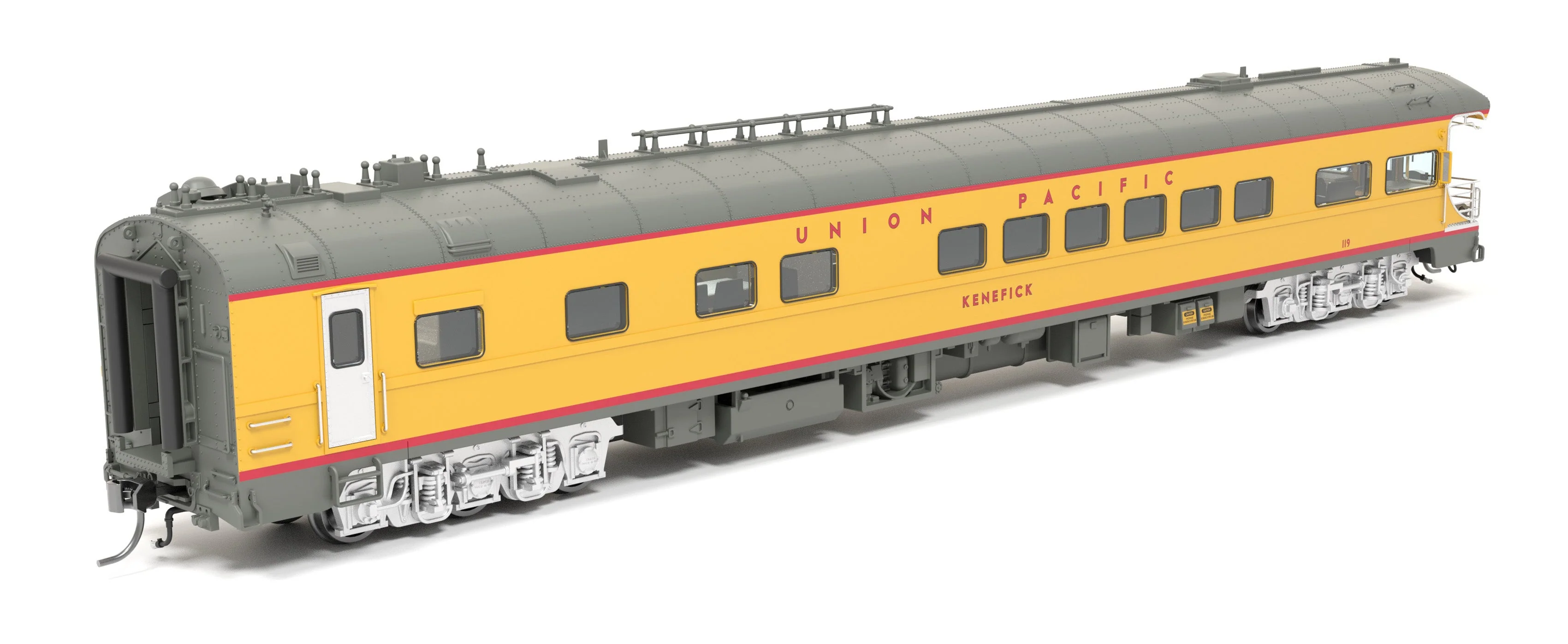 Broadway Limited 9017 HO UP UP Business Car Missouri Bicentennial Drumhead #119 - Image 4