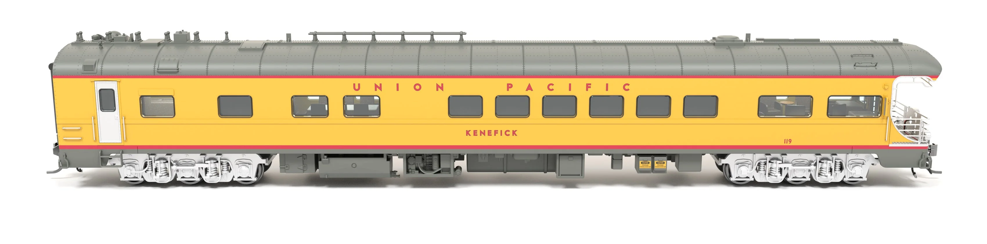 Broadway Limited 9017 HO UP UP Business Car Missouri Bicentennial Drumhead #119 - Image 5