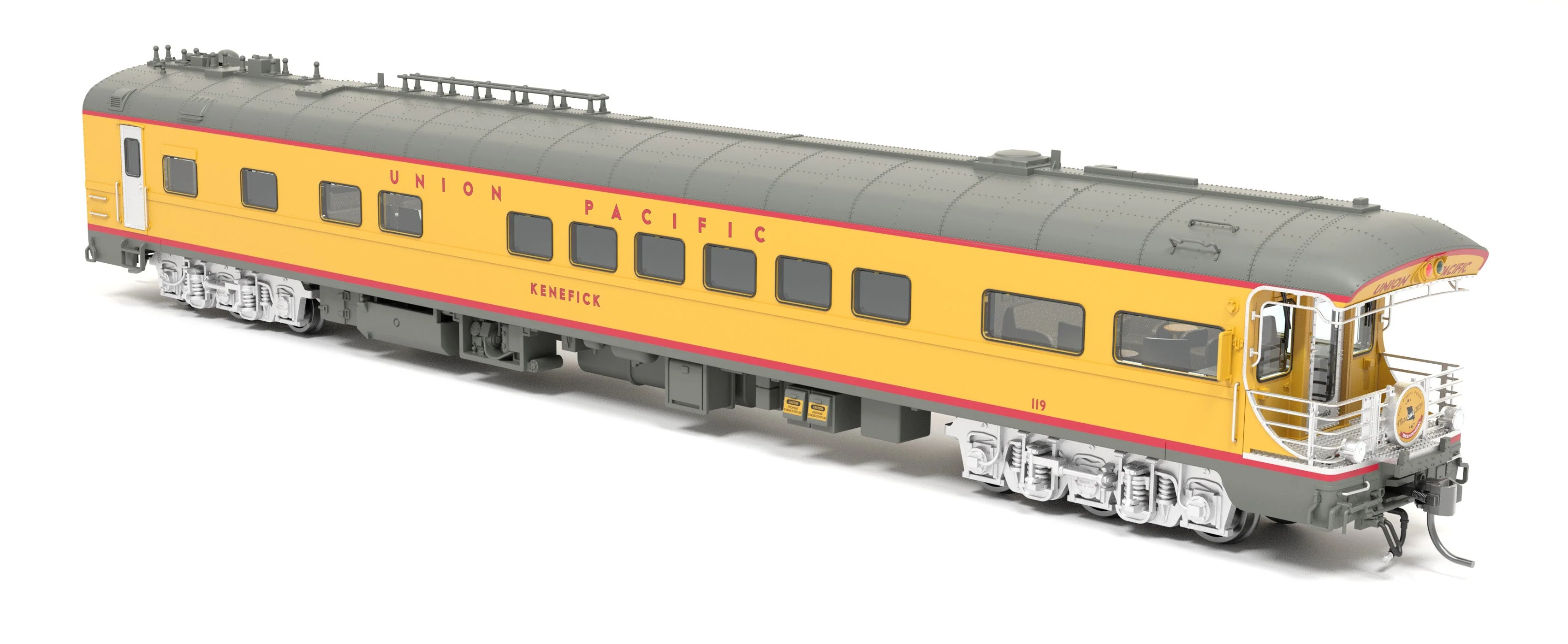Broadway Limited 9017 HO UP UP Business Car Missouri Bicentennial Drumhead #119 - Image 6