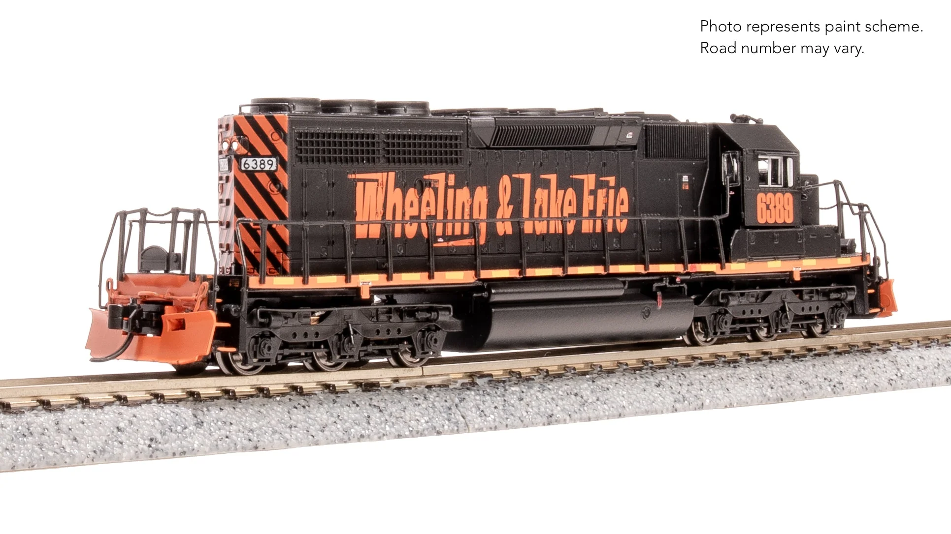 Broadway Limited 9473 N W&LE EMD SD40-2 Diesel Locomotive w/ Sound/DC/DCC #6389 - Image 2