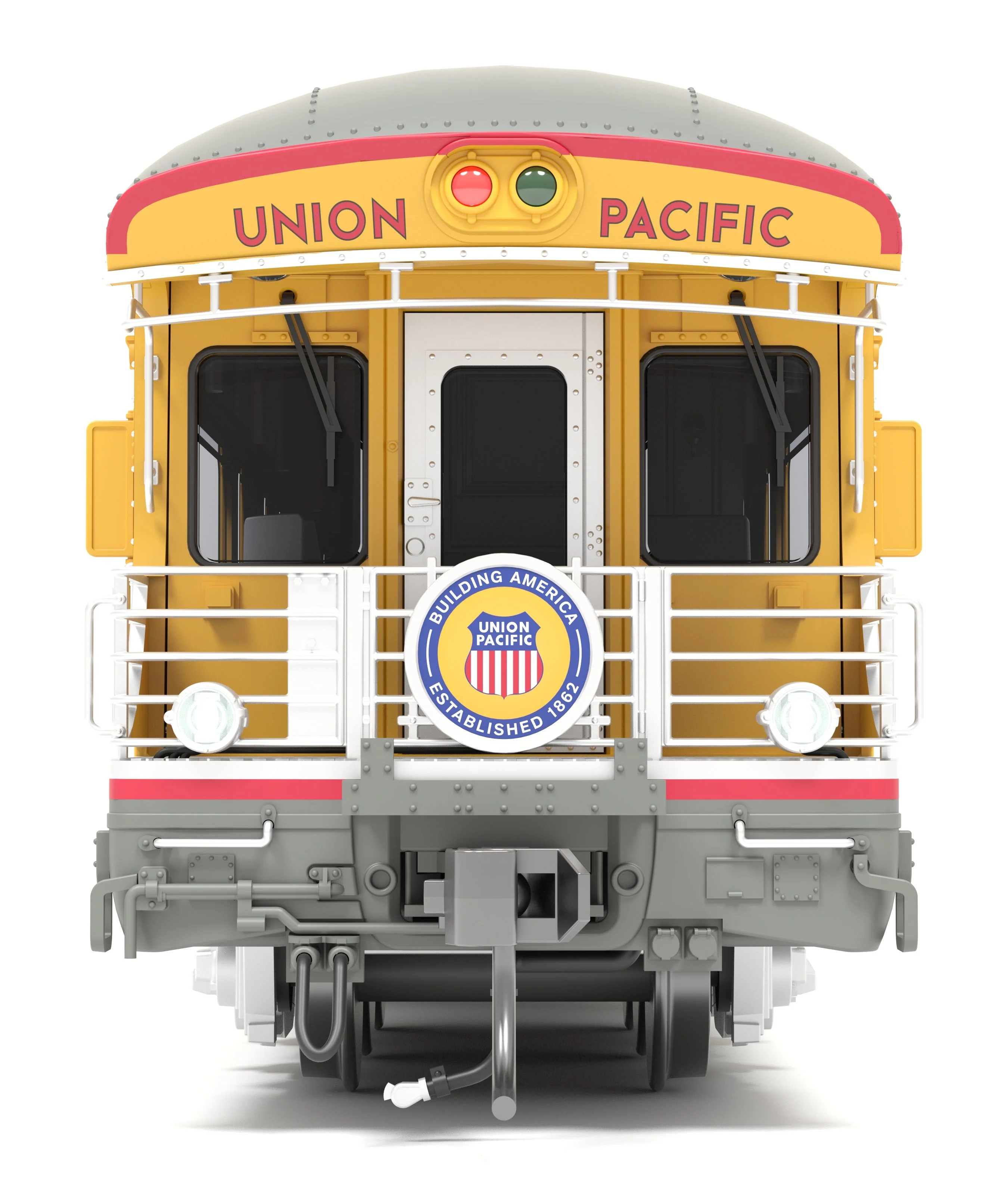 Broadway Limited 9594 HO UP UP Business Car with Building America Drumhead #101 - Image 3