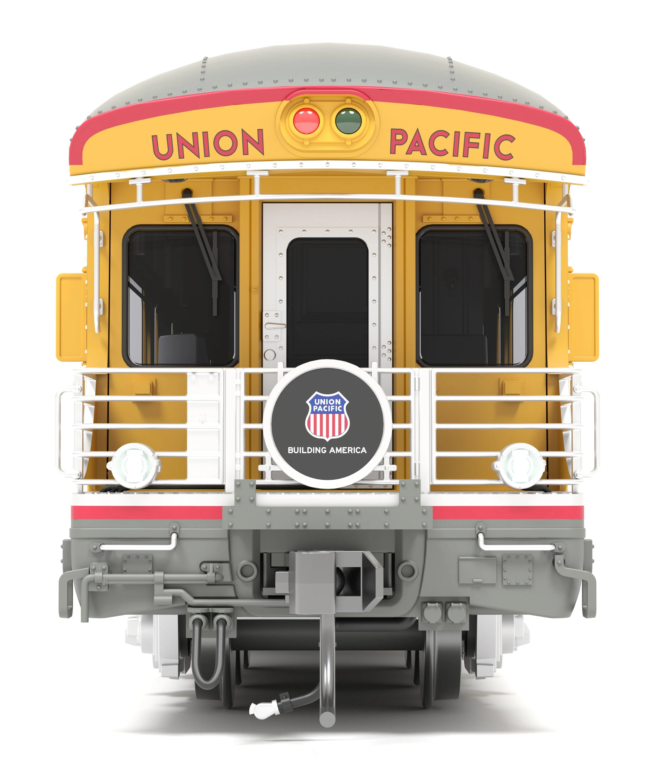 Broadway Limited 9595 HO UP UP Business Car with Building America Drumhead #101 - Image 3