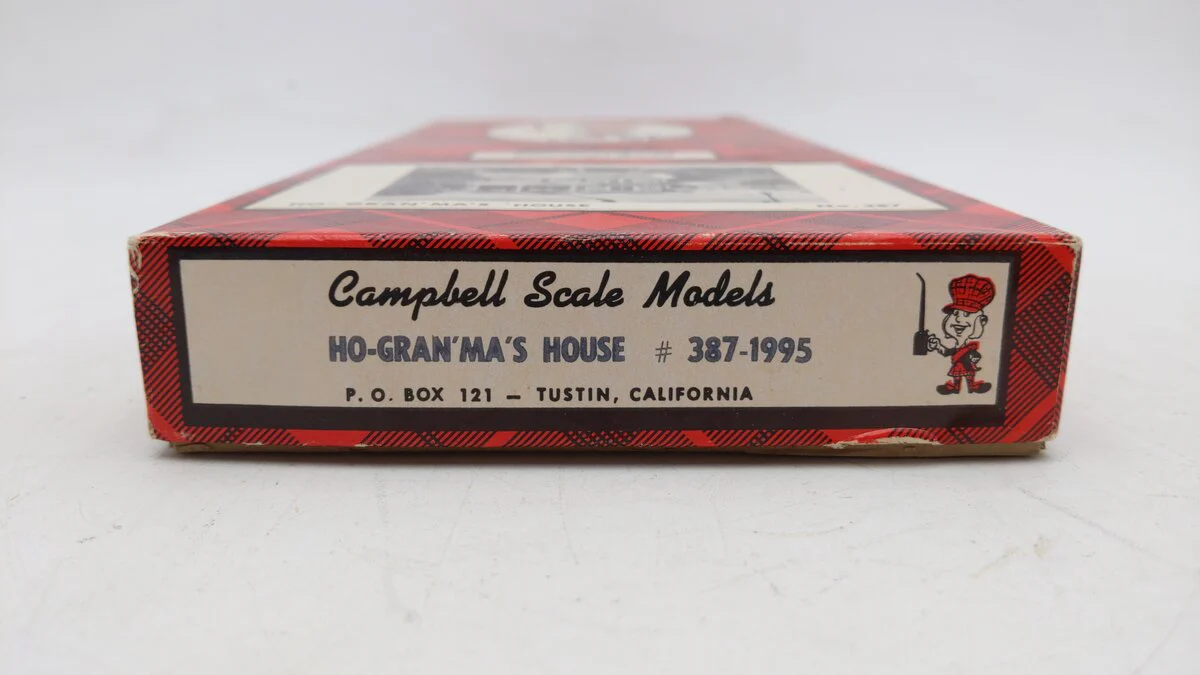 Campbell Scale Models 387-1995 HO Scale Gran'Ma's House Kit VG/Box - Image 4