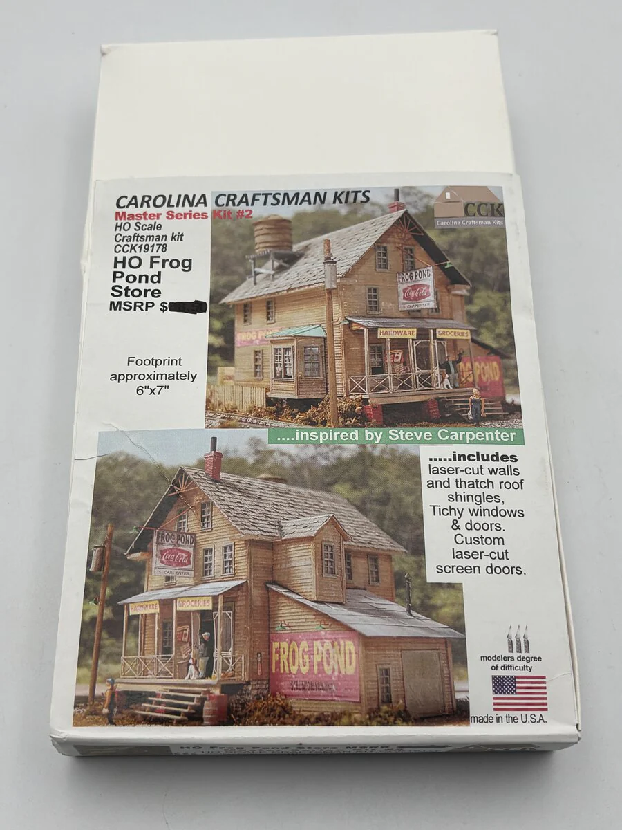Carolina Craftsman CCK19178 HO Frog Pond Store Build Kit
