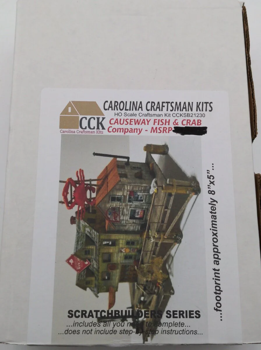 Carolina Craftsman CCKSB21230 HO Causeway Fish & Crab Co. Building Kit