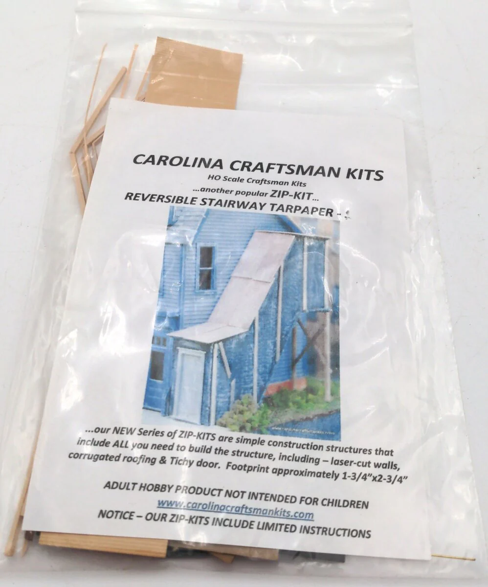 Carolina Craftsman HO Reversible Stairway Tar Paper Kit