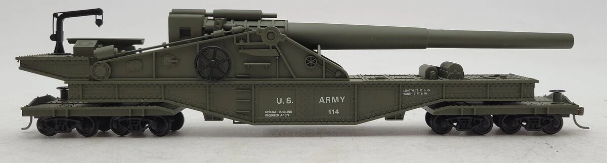 Cox 6230-9 HO US Army Railway Gun #114 LN/Box - Image 2