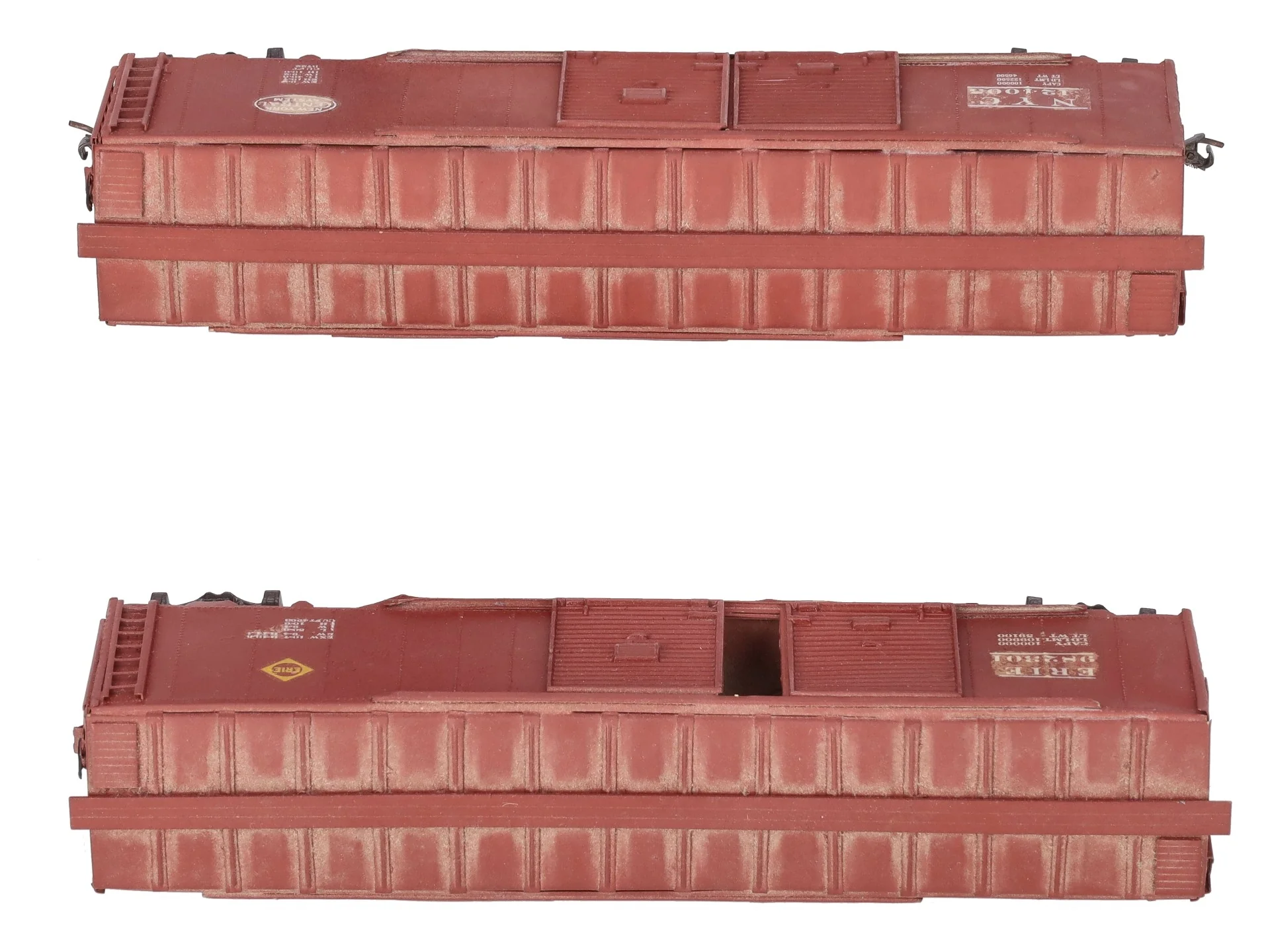 Custom Painted HO Scale BRASS Assorted 50' Boxcars [2] - Image 3