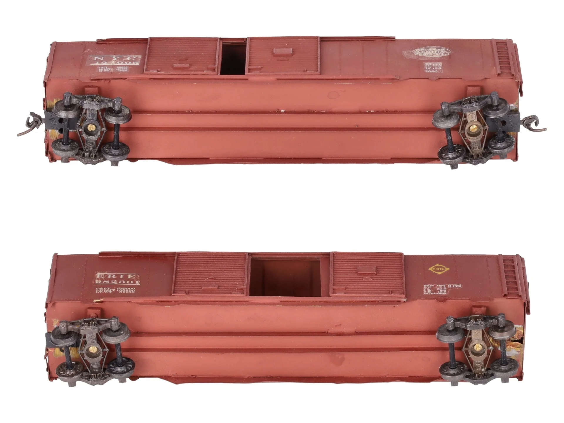 Custom Painted HO Scale BRASS Assorted 50' Boxcars [2] - Image 4