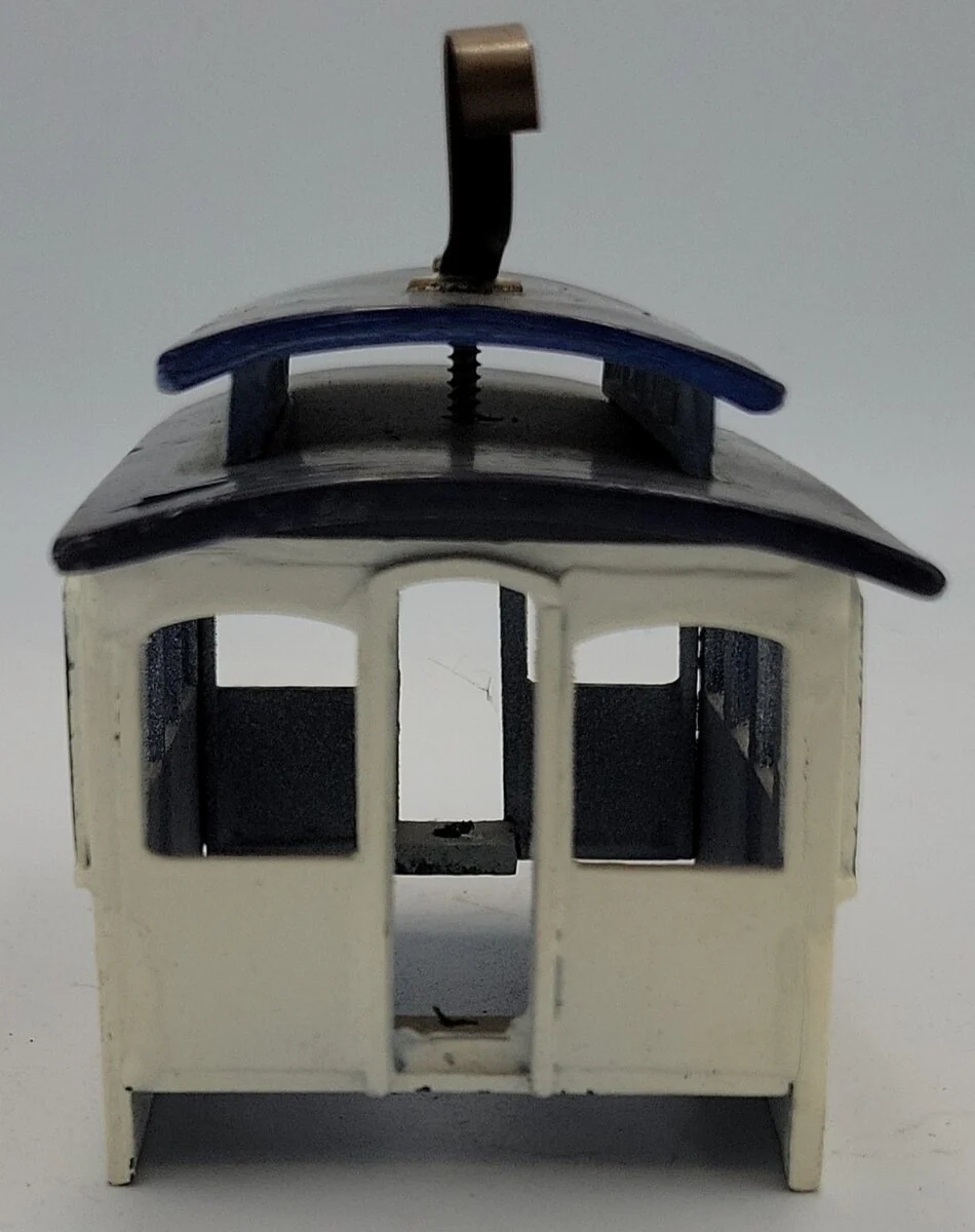 David O King 209-1 O Gauge Vintage Cast "toy train museum" Trolley Shell- RARE - Image 6