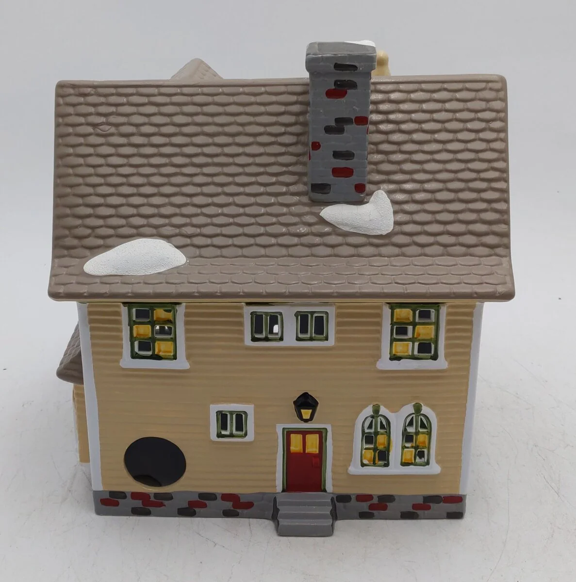 Dept 56 5143-8 "Snow Village" Illuminated Ceramic "The Doctors House" LN - Image 4