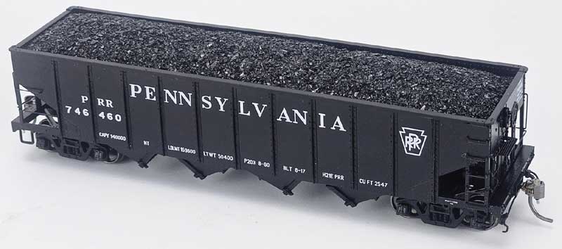 English's Model Railroad Supply 1550 HO Rapido H21E Hopper Coal Load (Pack of 2)