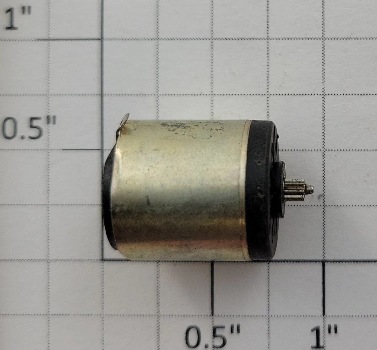Faulhaber 1516E004S 4-Volt DC Can Micromotor with Pinion Gear