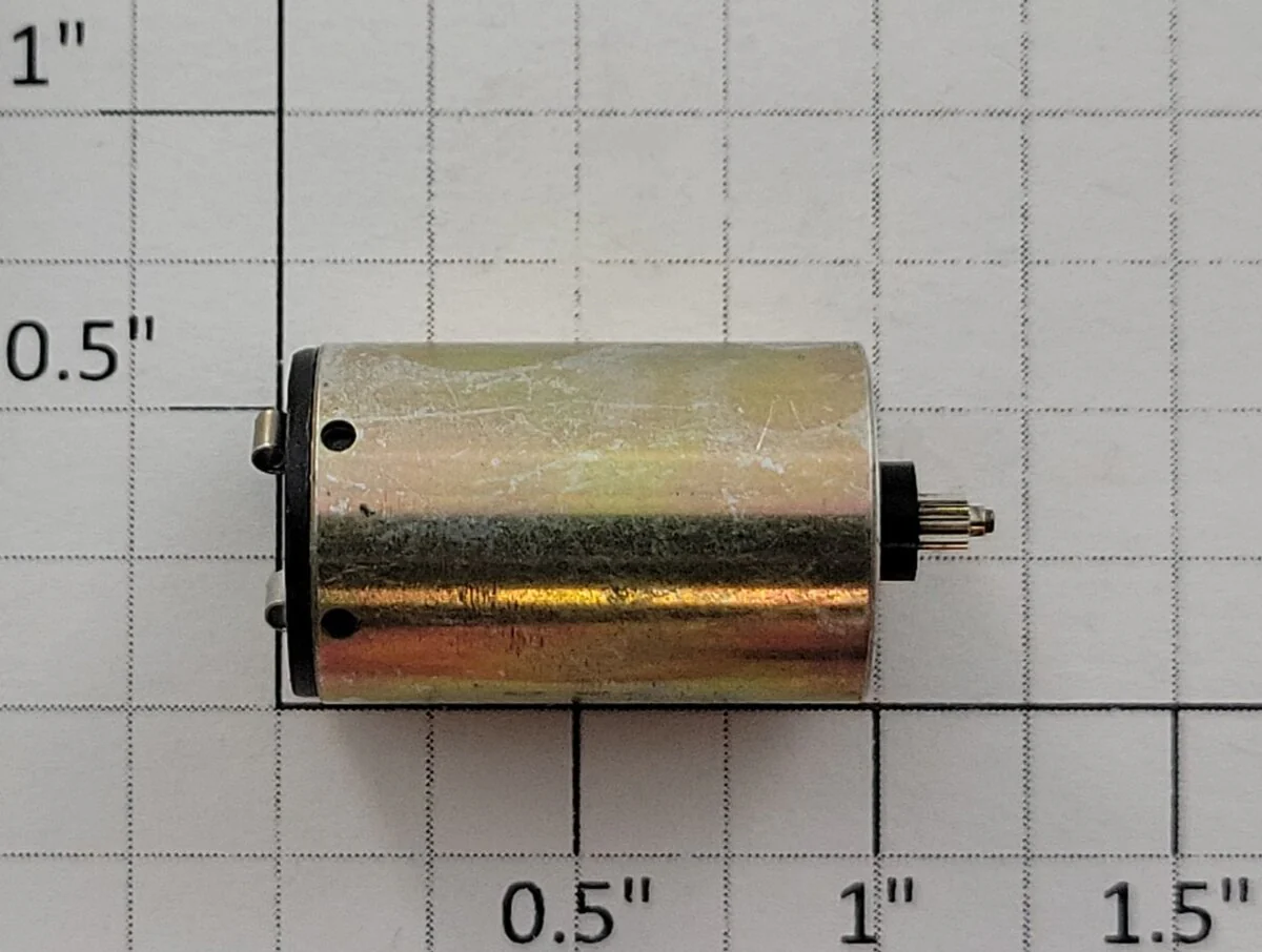 Faulhaber 1524E012S 12-Volt DC Motor with Pinion Gear