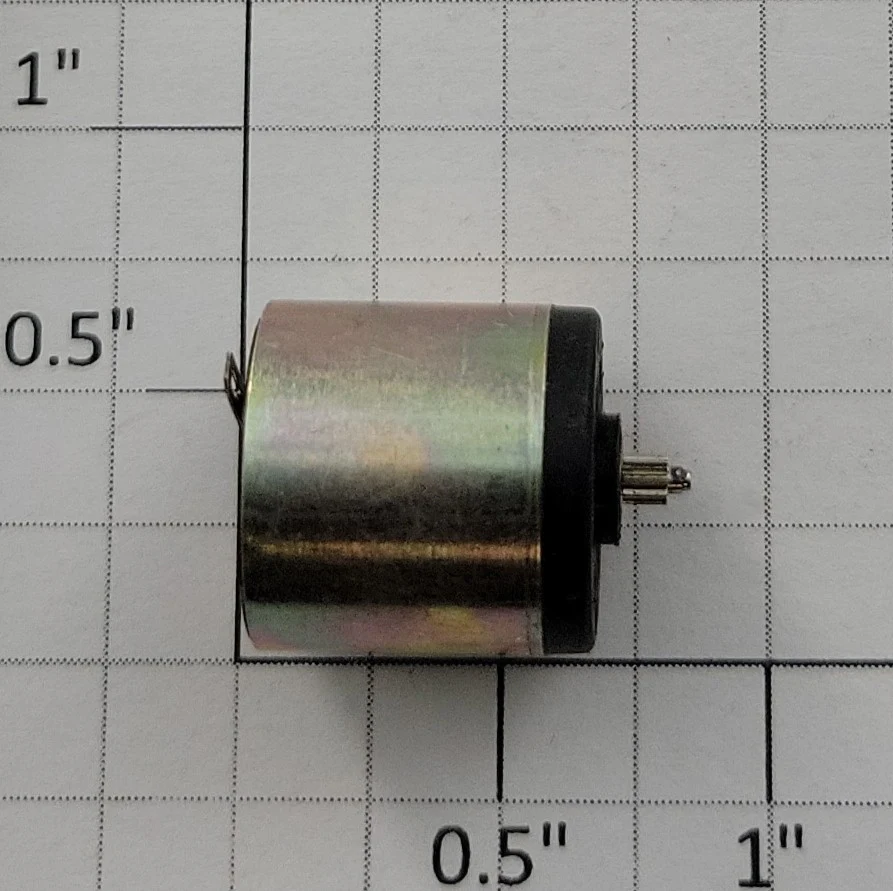 Faulhaber 1616E012S 4-Volt Can Motor with Pinion Gear