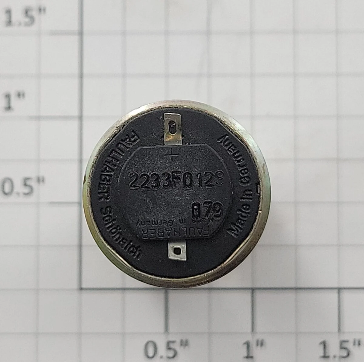Faulhaber 2233F012S 12-Volt DC Can Motor with Pinion Gear - Image 3