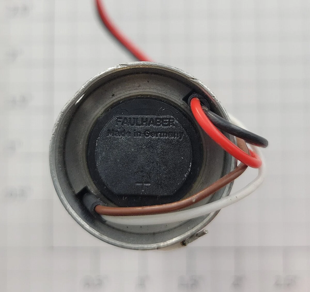 Faulhaber 2342L012CR 12-Volt DC Micromotor with Wiring and Gearhead - Image 3