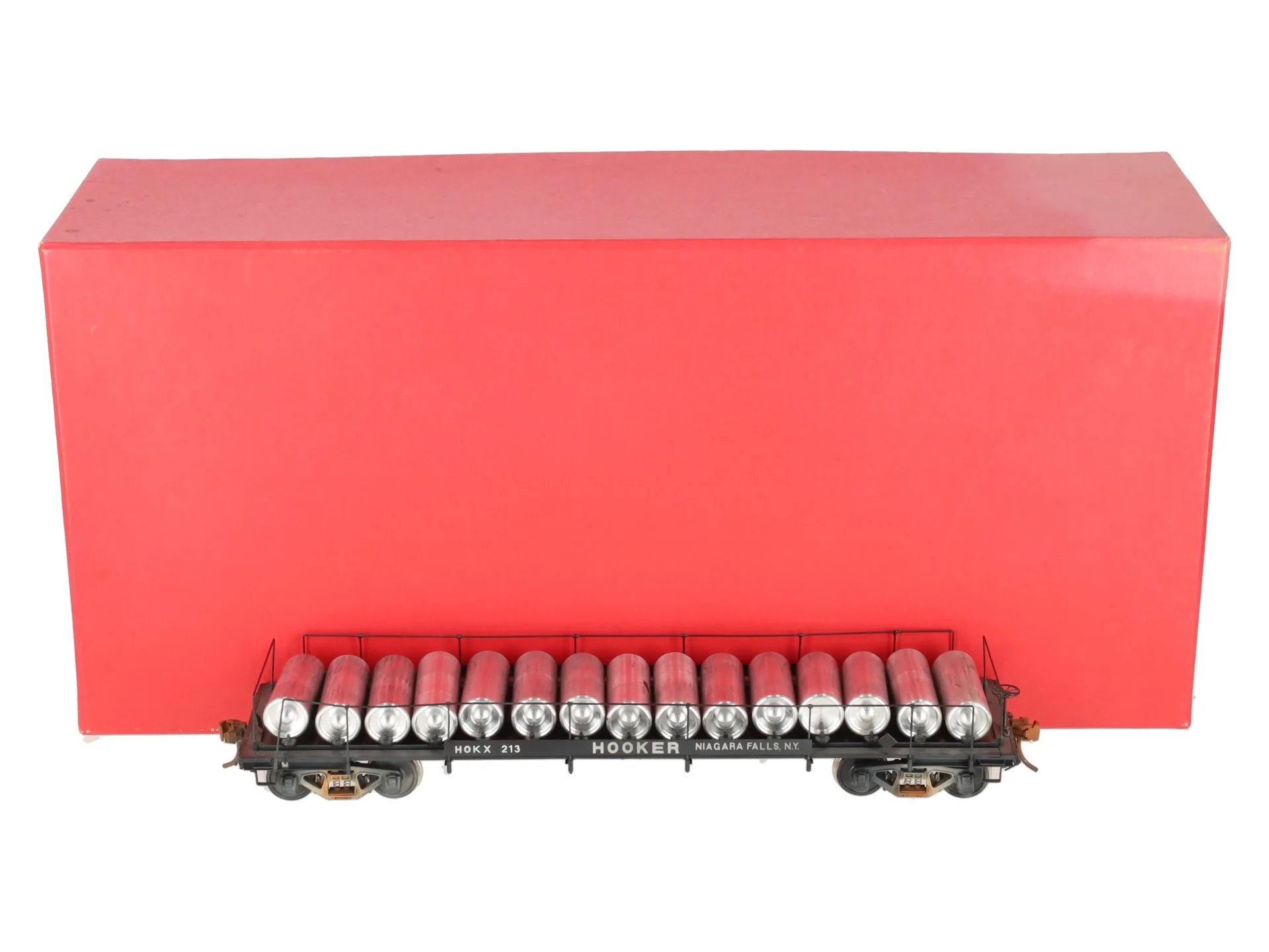 FM Models 213 O Scale 2-Rail Brass Hooker Chemical ACF Chlorine Tank Car/Box