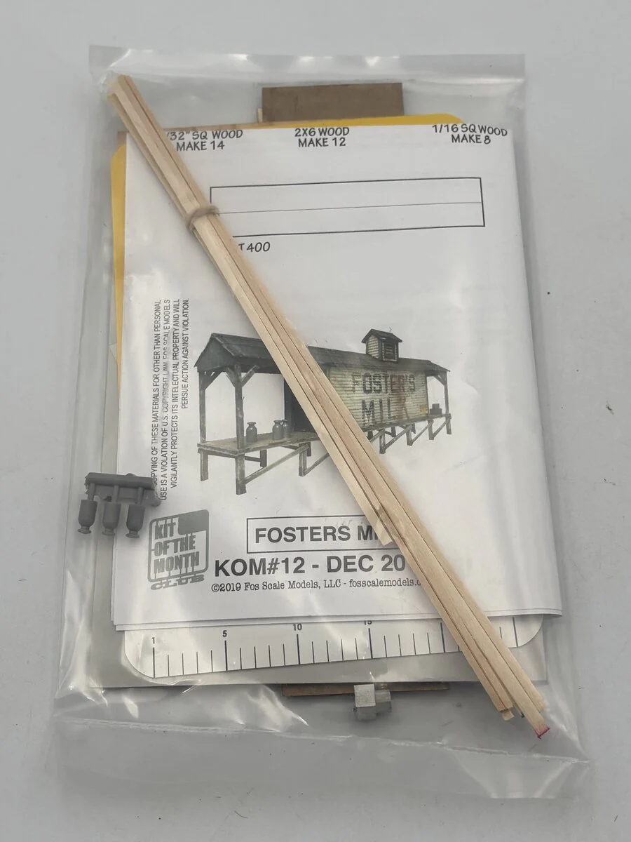 FOS Scale Limited 12 HO Fosters Milk Build Kit