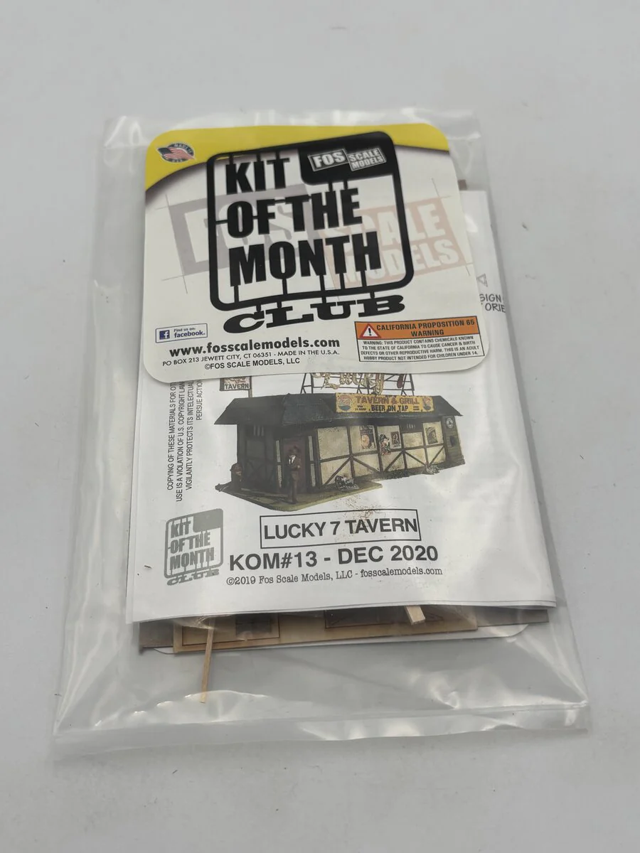 FOS Scale Limited 13 HO Lucky 7 Tavern Build Kit