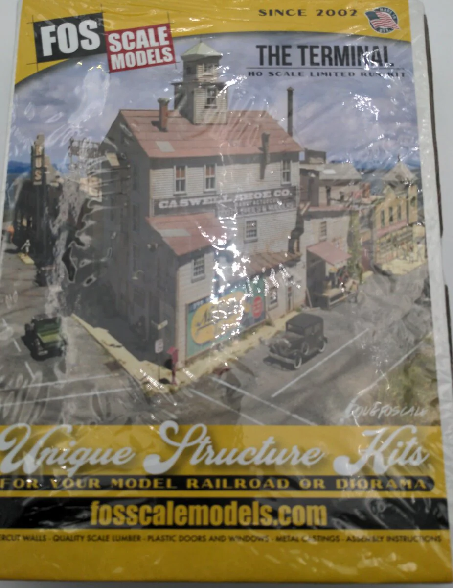 FOS Scale Limited 250 HO The Terminal W/ Fish Market Add On Building Kit