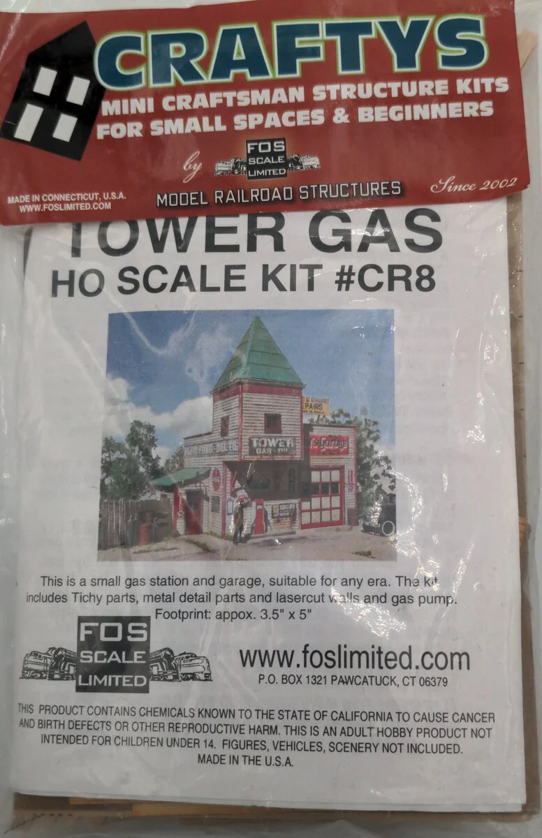 FOS Scale Limited CR8 HO Tower Gas Building Kit