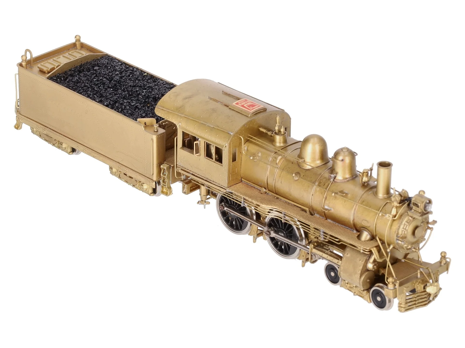 Gem Olympia GN-117 HO Brass PRR D-16 SB 4-4-0 Steam Locomotive & Tender EX/Box - Image 5