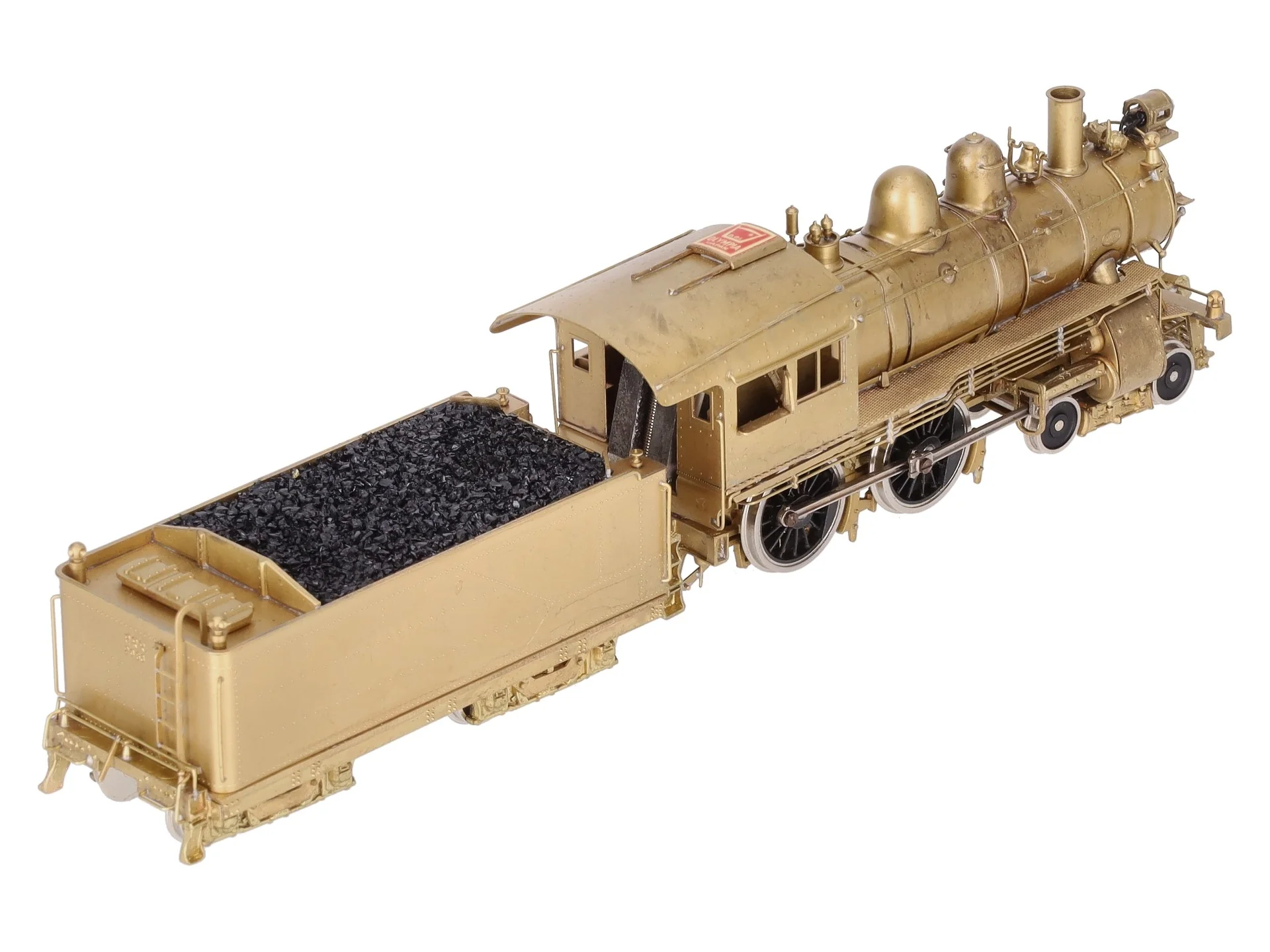 Gem Olympia GN-117 HO Brass PRR D-16 SB 4-4-0 Steam Locomotive & Tender EX/Box - Image 7