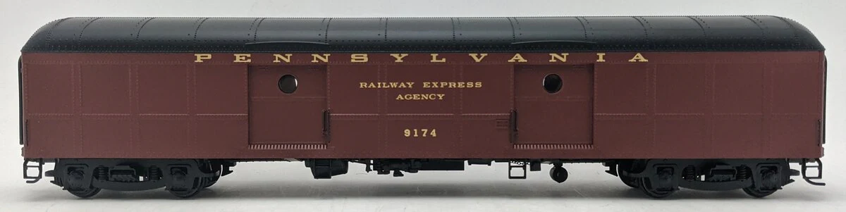 Golden Gate Depot O ABS Pennsylvania Railroad Baggage Car #9174 (2-Rail) LN - Image 2