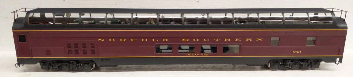 Golden Gate Depot O Brass Norfolk Southern "Delaware" Dome Car #24 (2-Rail) EX/Box - Image 3