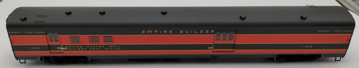 Golden Gate Depot O Great Northern Empire Builder Baggage/Mail Car #1103 2-Rail LN/Box - Image 2