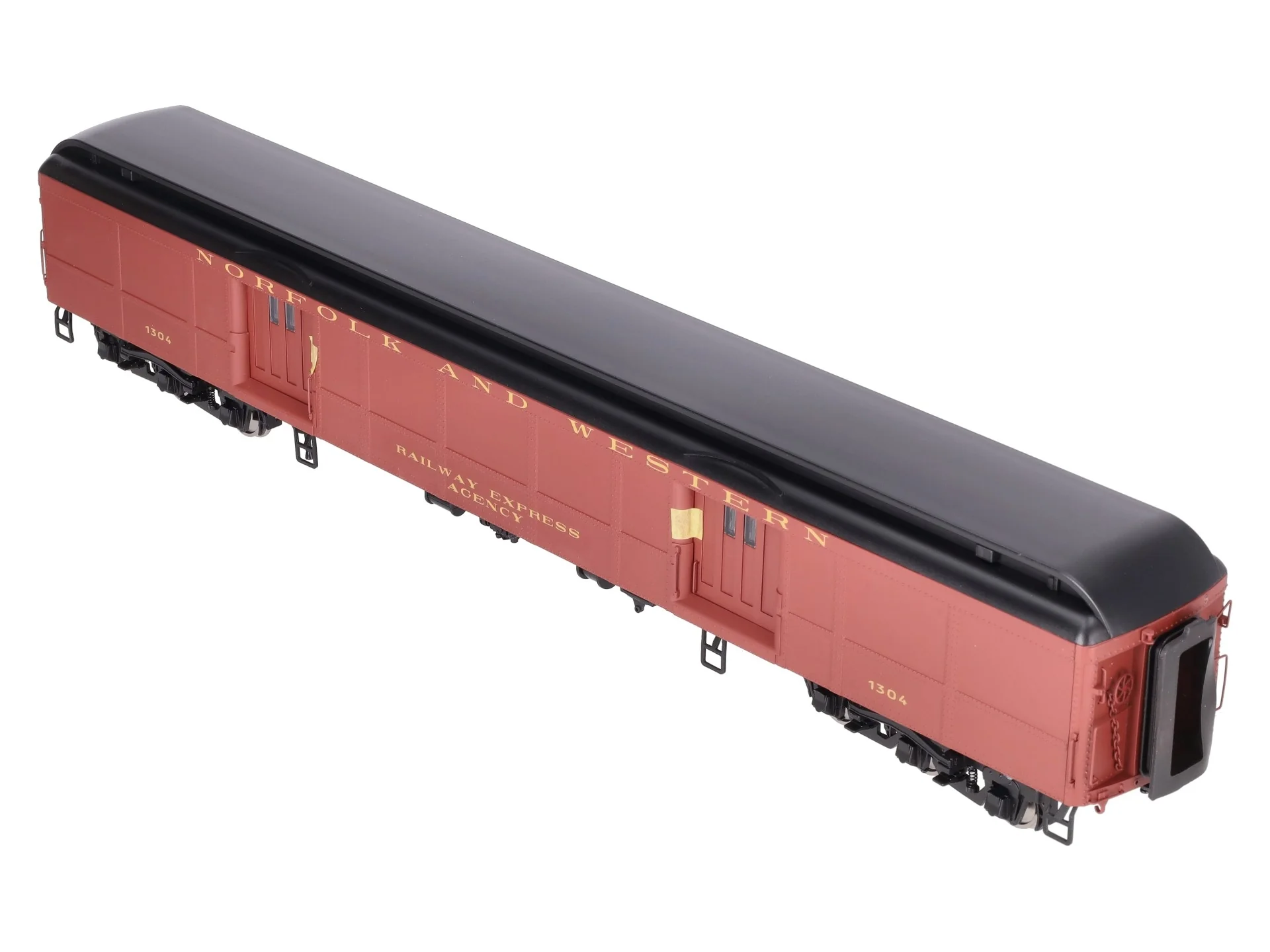 Golden Gate Depot O Norfolk & Western Heavy Weight Baggage Car #1304 (2-Rail) LN/Box - Image 7