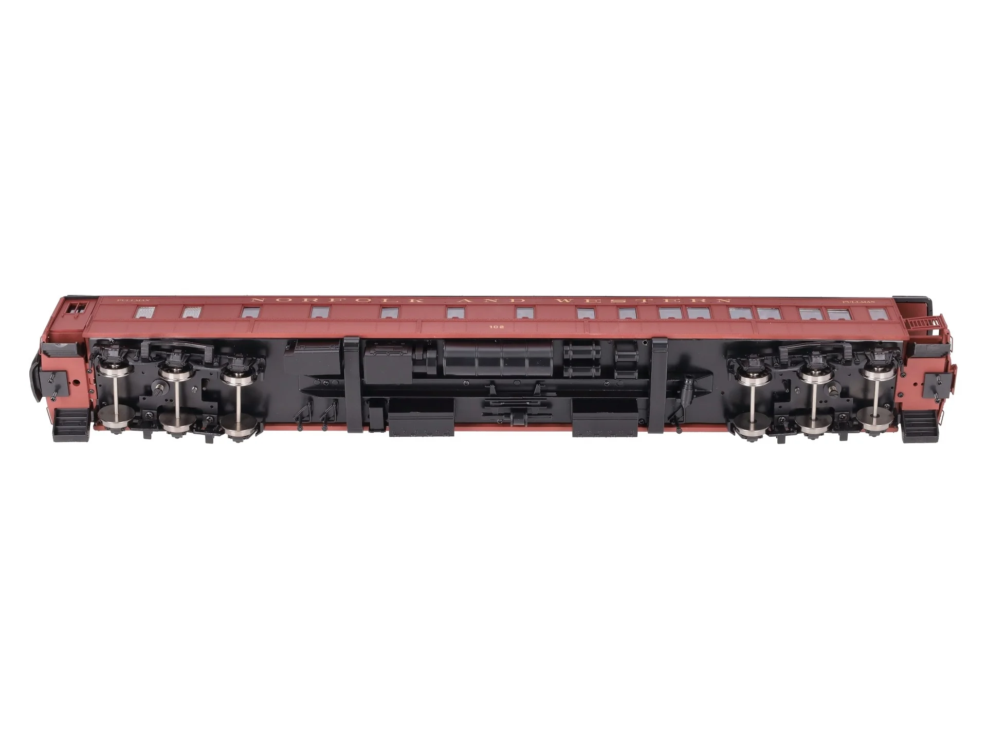 Golden Gate Depot O Norfolk & Western Heavy Weight Observation Car #102 (2-Rail) LN/Box - Image 5